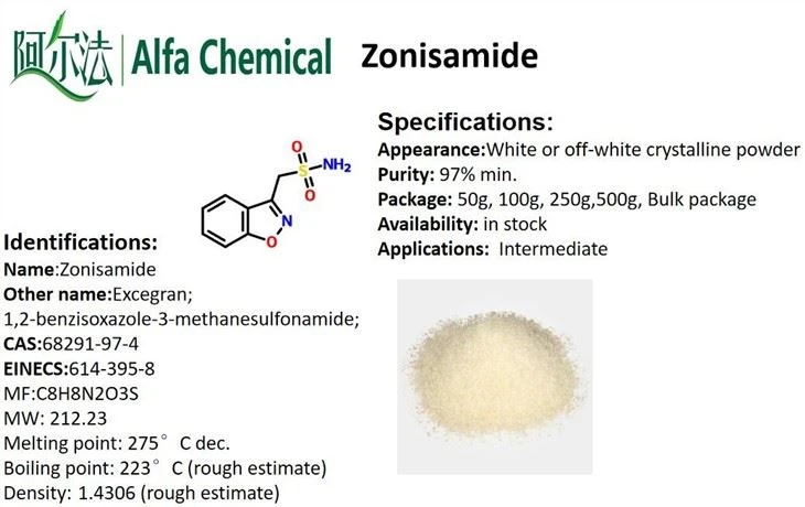 CAS NO.68291-97-4 Zonisamide