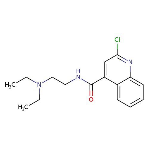 CAS:87864-14-0|2-Klór-N-(2-(dietilamino)etil)kinolin-4-karboxamid