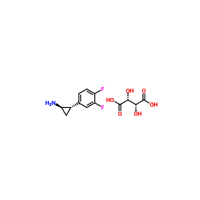 CAS 220352-39-6|Ciklopropánamin,2-(3,4-difluor-fenil)-(1R,2S)-(2R,3R)-2,3-dihidroxi-bután-dioát (1:1)