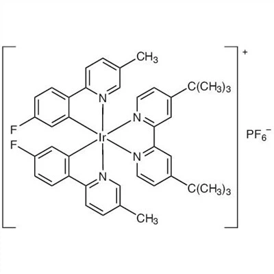 CAS 808142-88-3|(4,4'-Di-terc-butil-2,2'-bipiridin-κ2N1,N1')[bisz[5-fluor-2-(5-metil{{ 16}}piridinil-κN)fenil-κC1]]iridium-hexafluor-foszfát